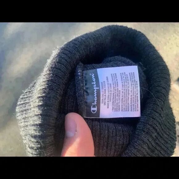 Champion Charcoal Mini Pompom Beanie - Picture 3 of 4